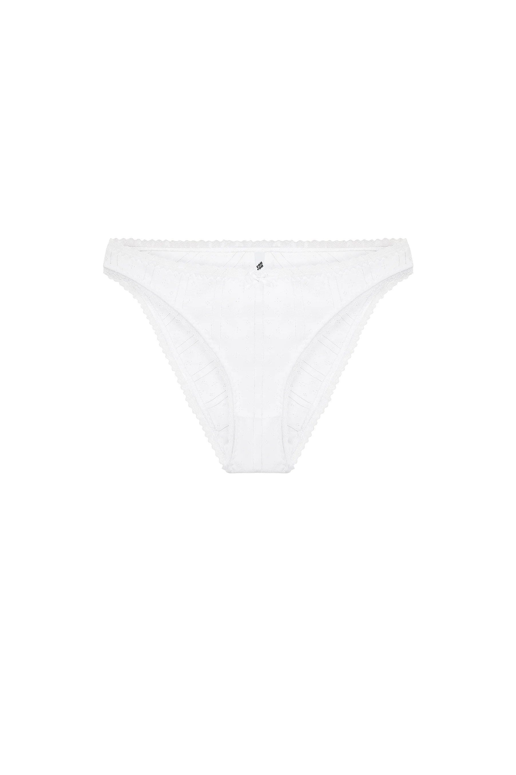 The High Rise: White Pointelle - Image 3