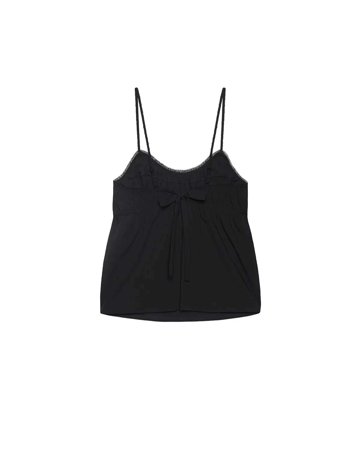 The Babydoll Cami: Black Cotton Voile - Image 6