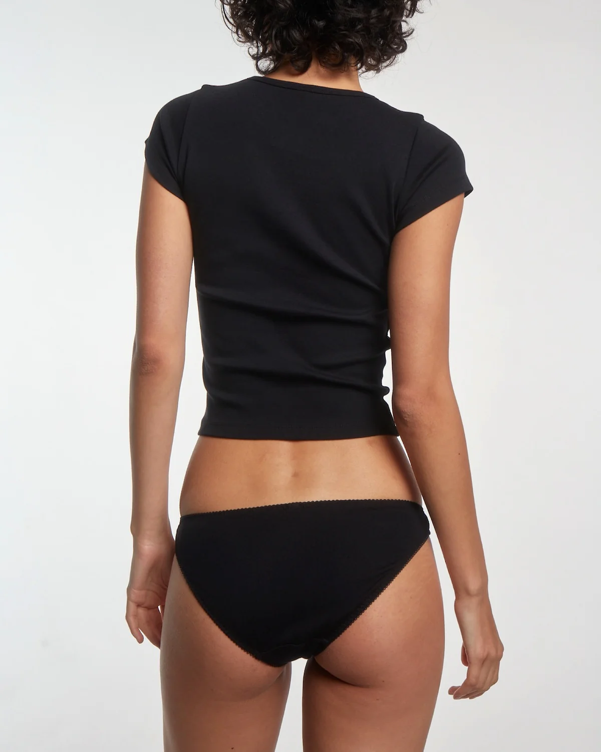 The Brief: Black Cotton Jersey - Image 5