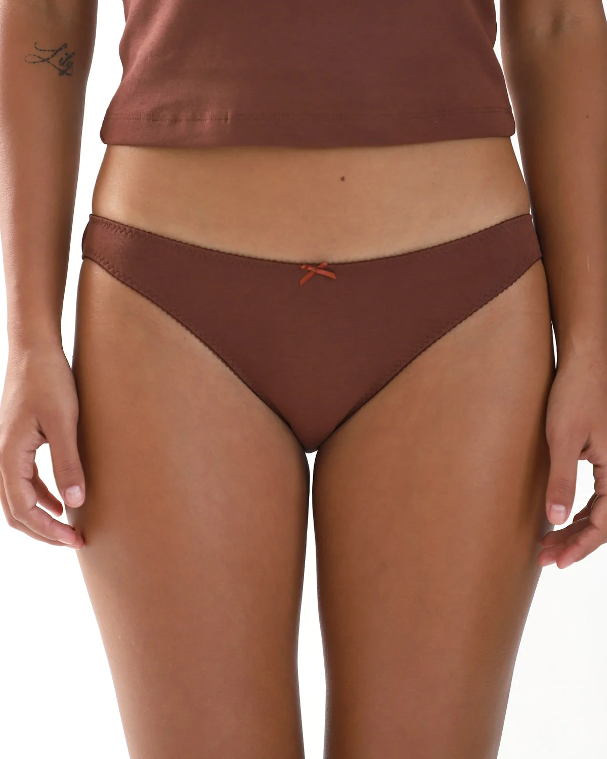 The Brief: Brown Cotton Jersey - Image 4