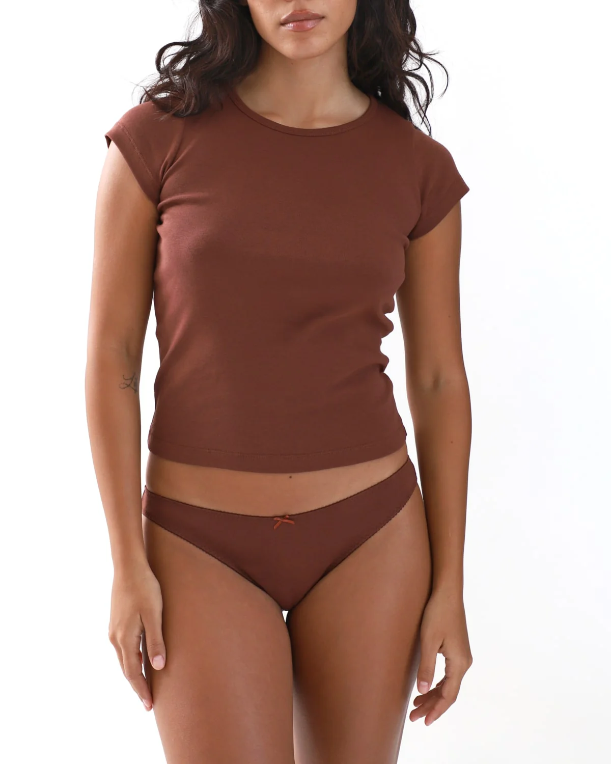 The Brief: Brown Cotton Jersey - Image 6