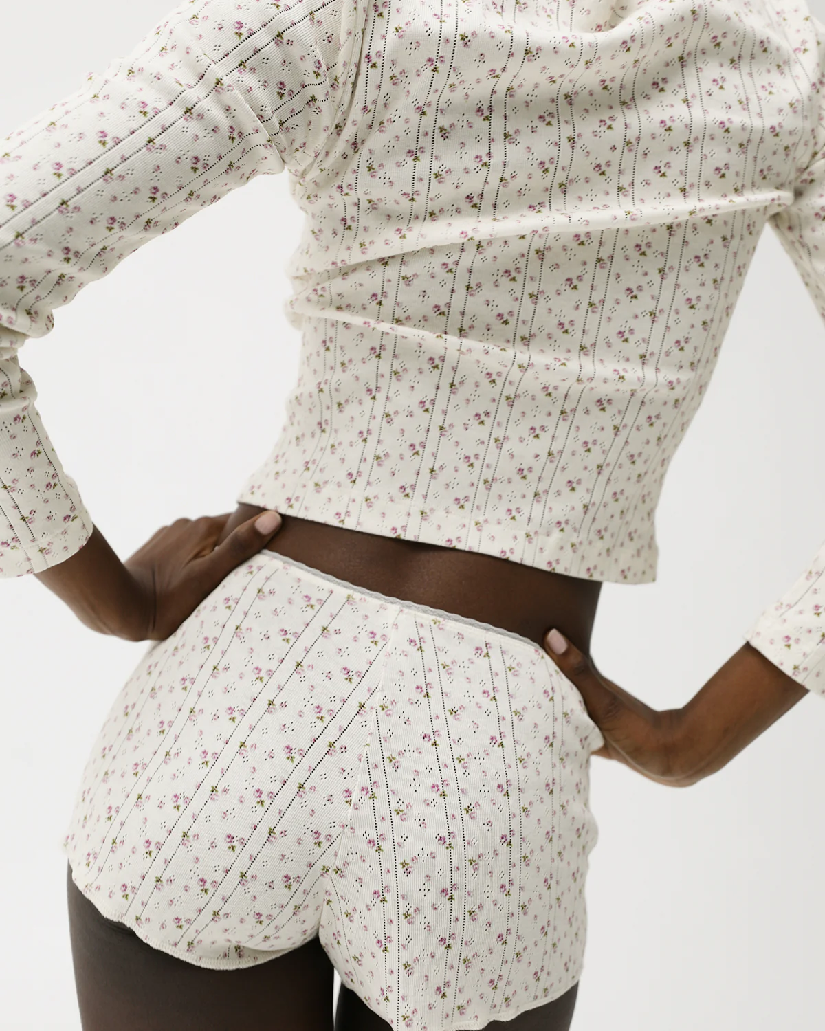 The Cardigan: English Rose Pointelle - Image 4