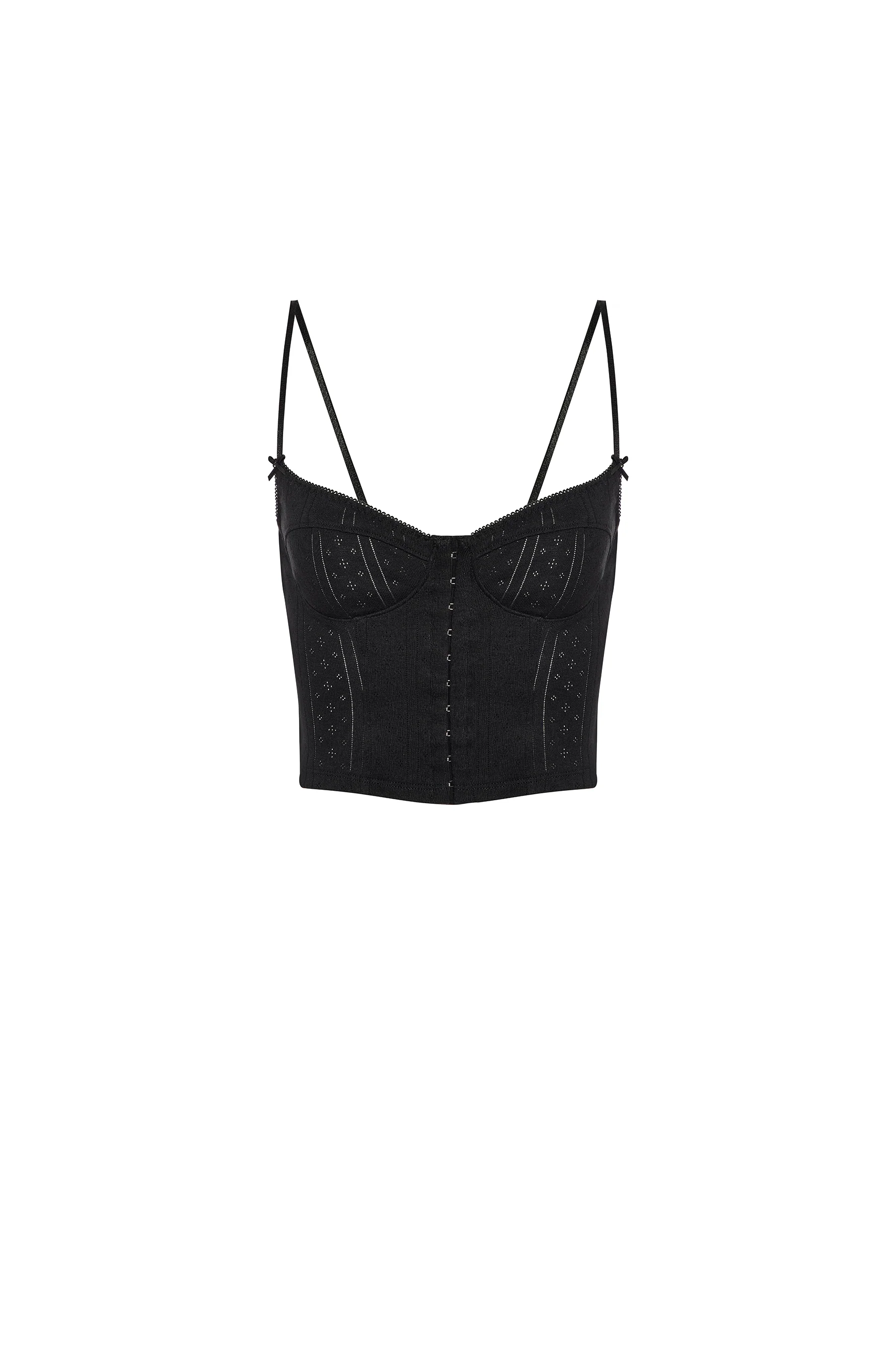 The Corselette: Black Pointelle - Image 3