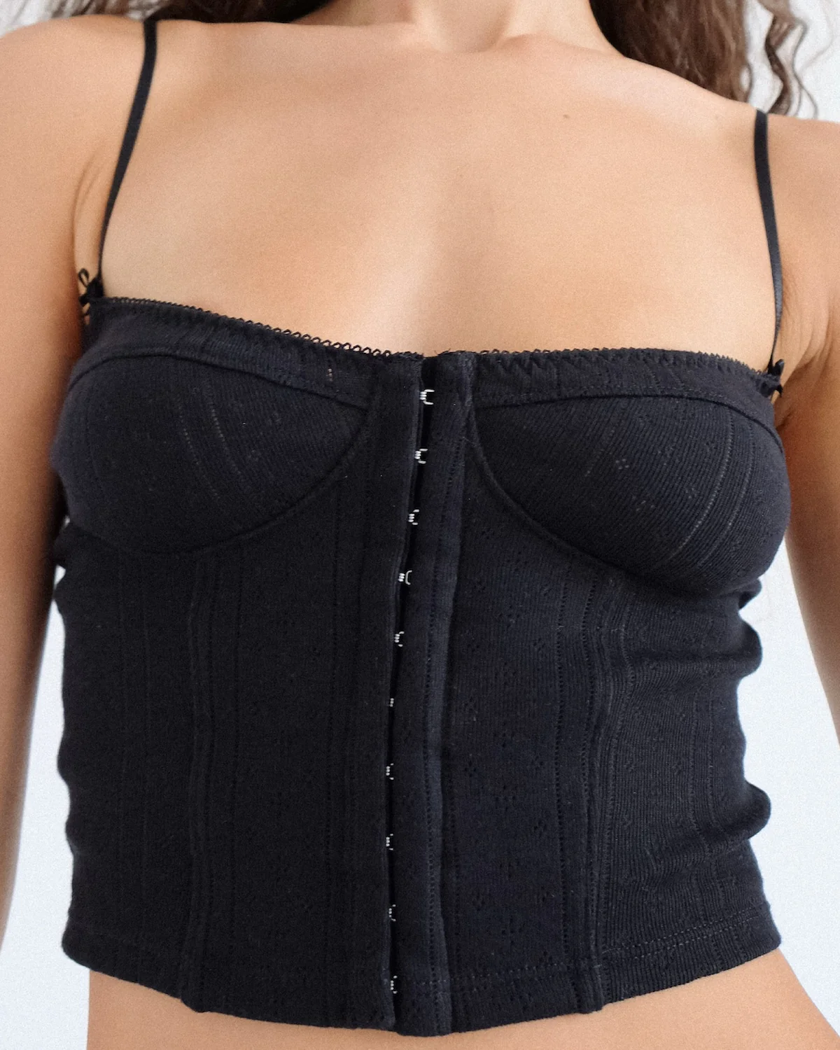 The Corselette: Black Pointelle - Image 8