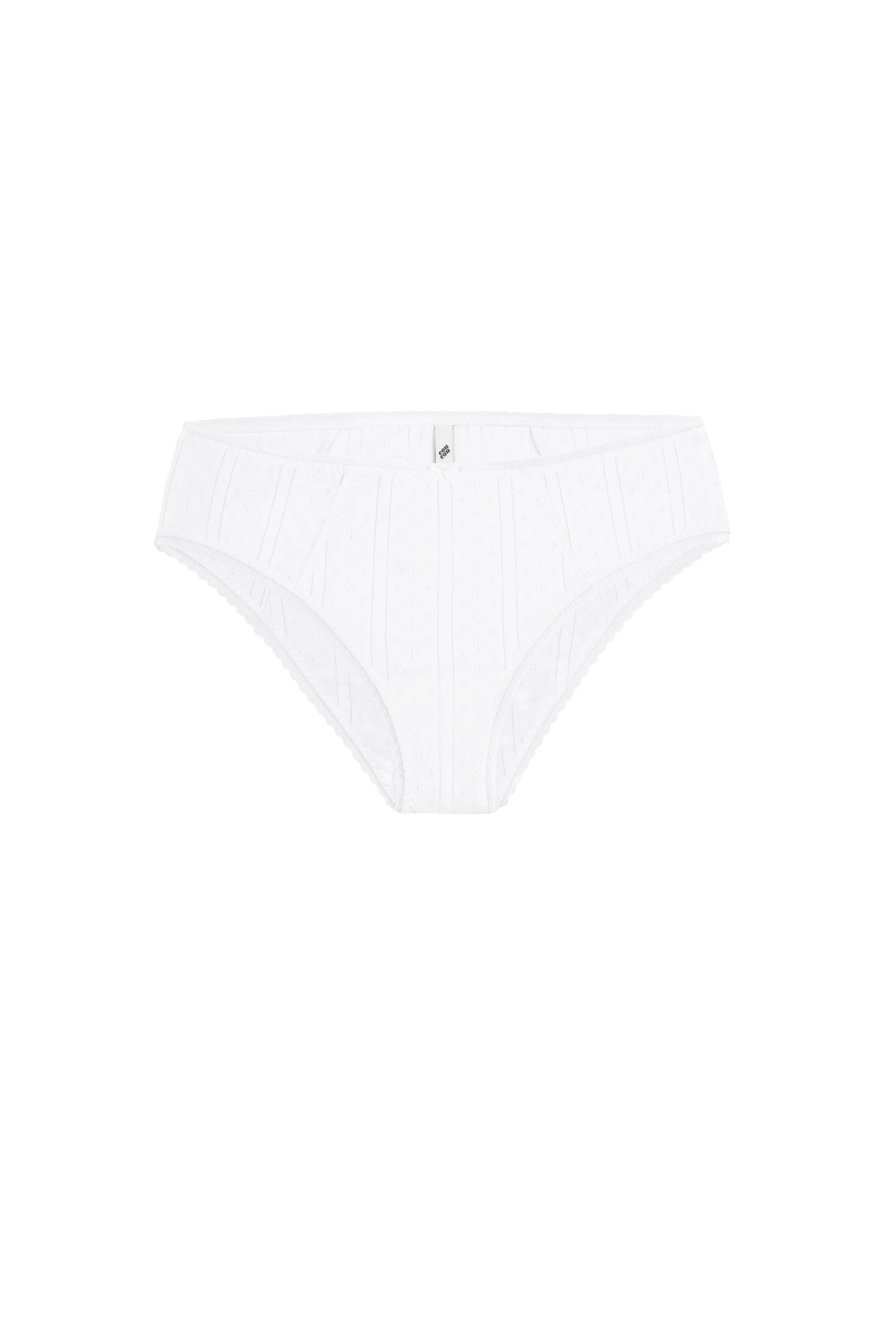 The Cozy Brief: White Pointelle - Image 3
