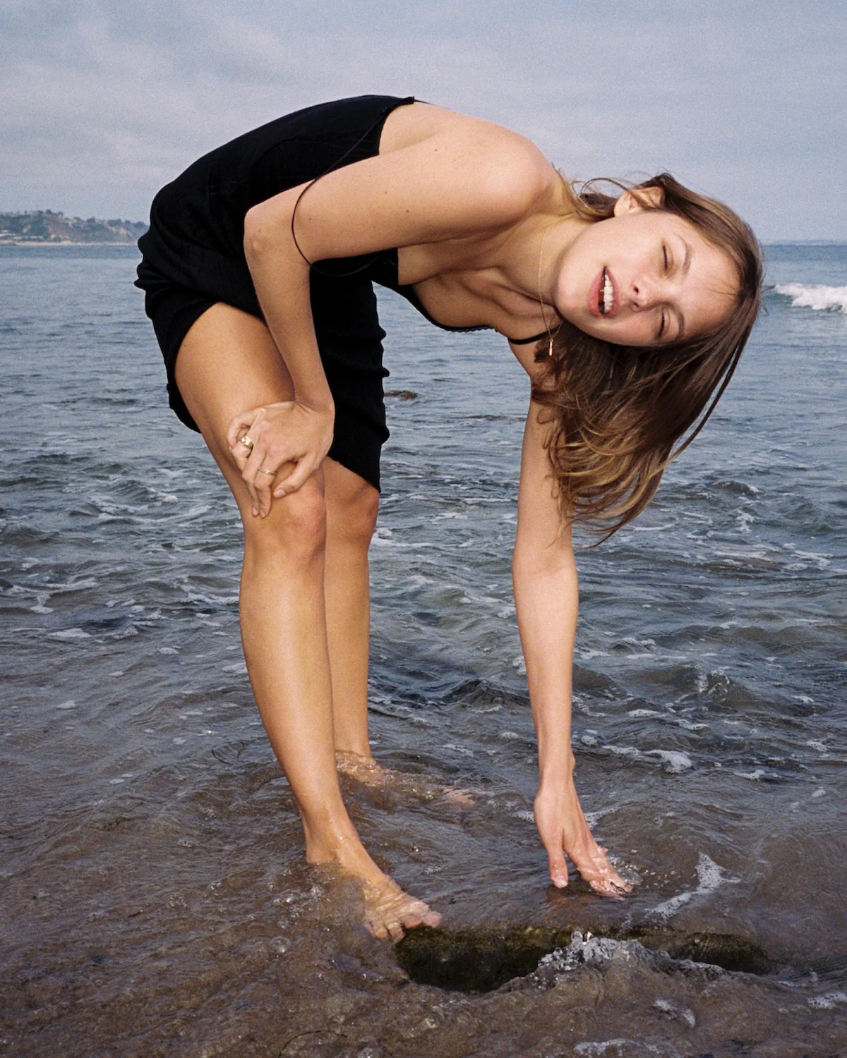 The Midi Slip: Black Pointelle - Image 8