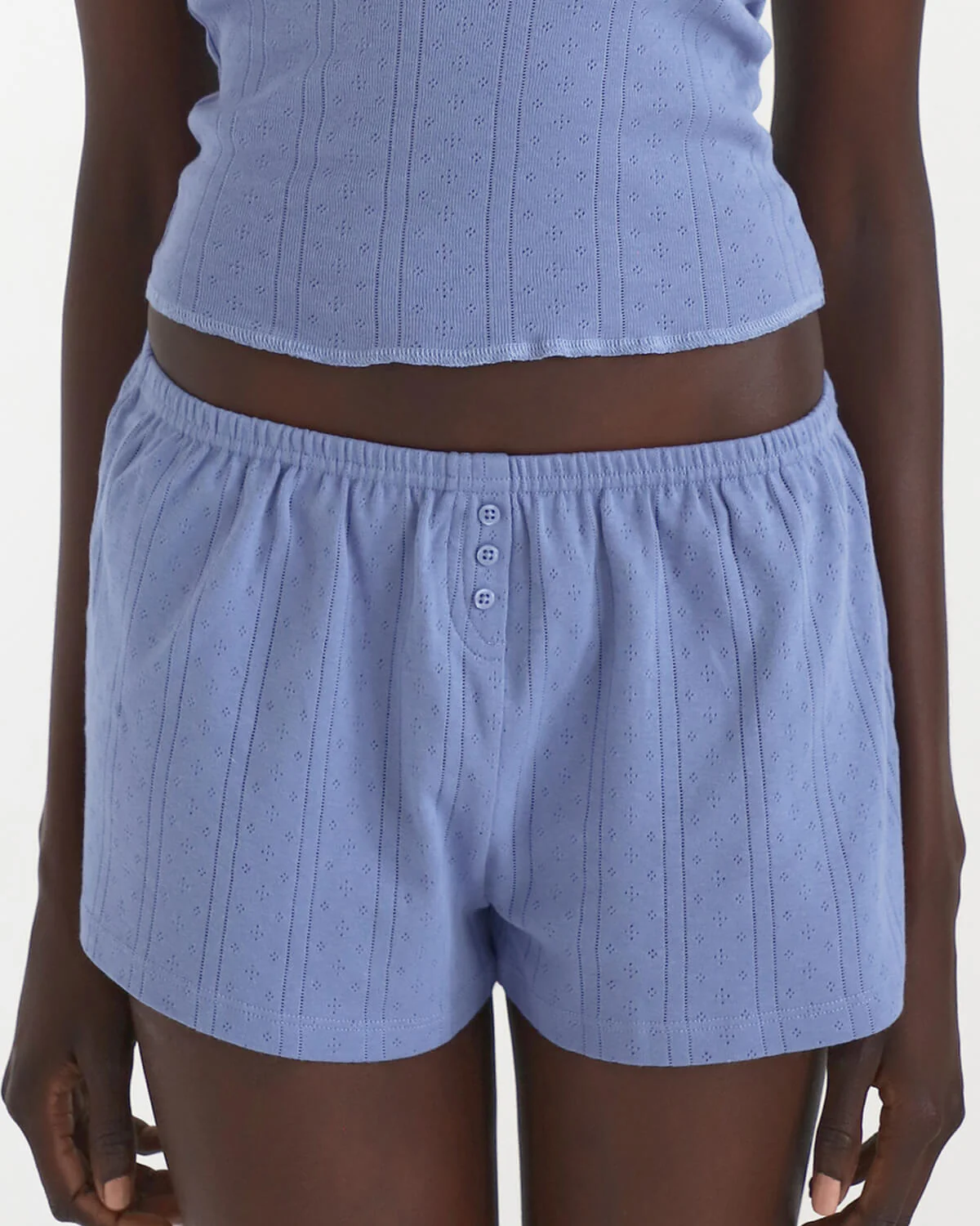 The Short: French Blue Pointelle - Image 4