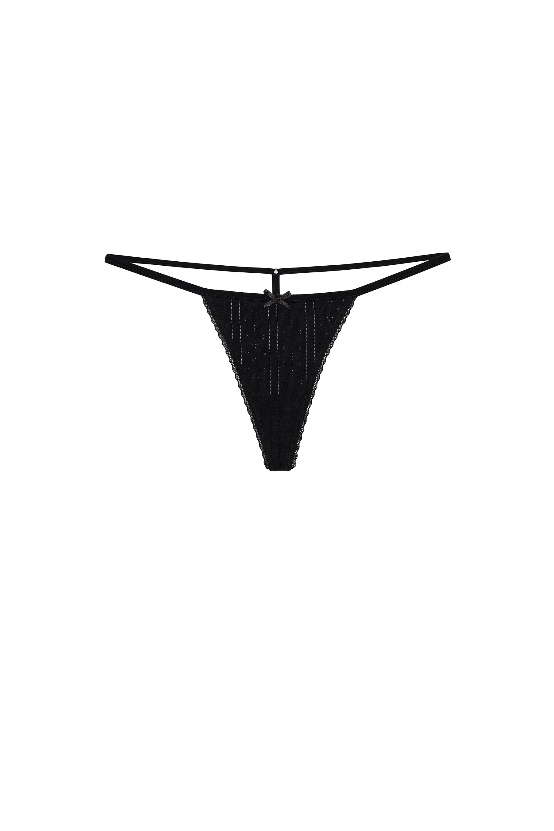 The Tanga: Black Pointelle - Image 3