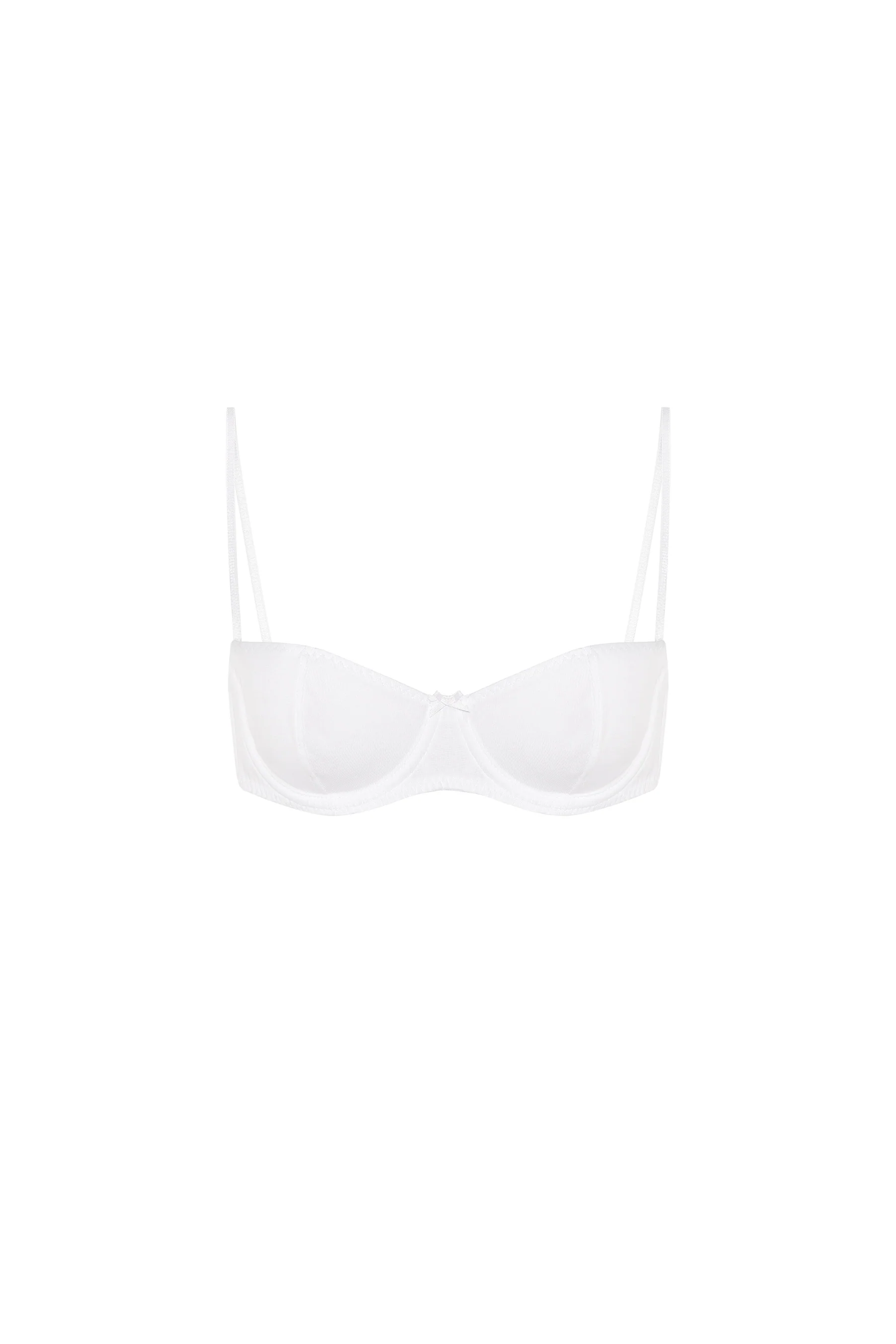 The Teacup: White Cotton Jersey - Image 3