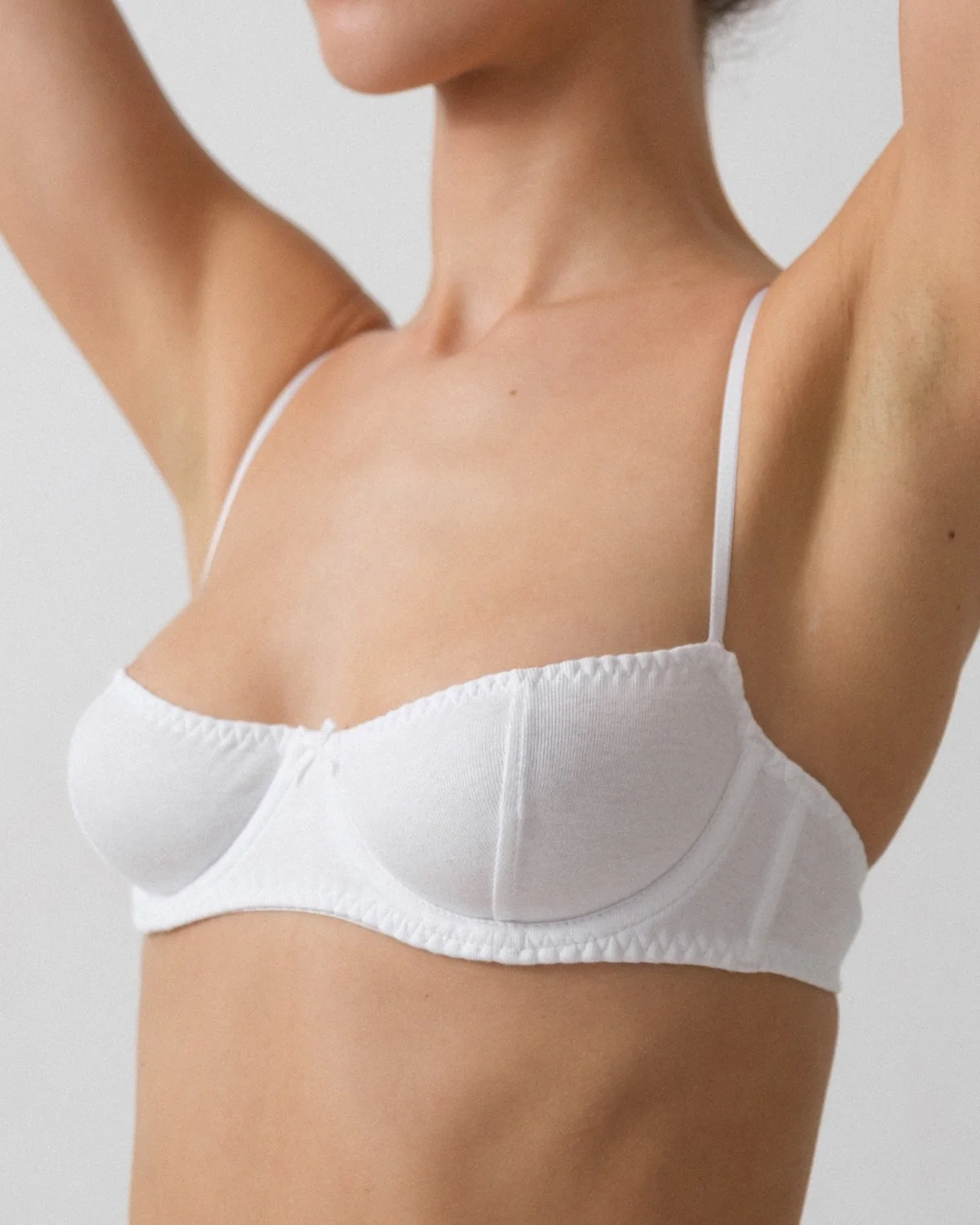 The Teacup: White Cotton Jersey - Image 8